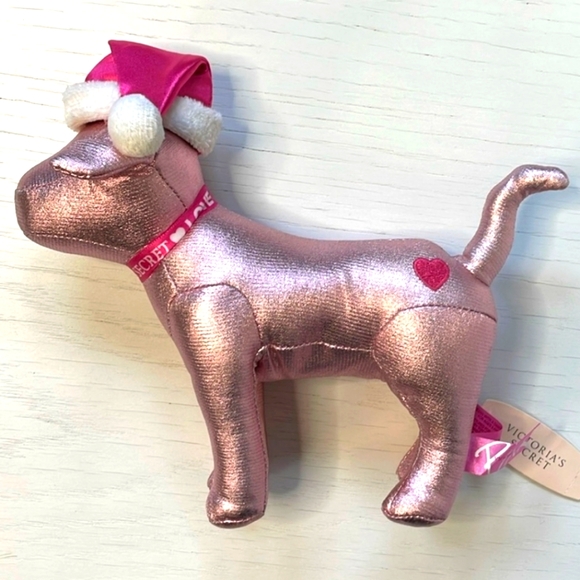 PINK Victoria's Secret Other - NWT PINK Victoria’s Secret Holiday stuffed collectible dog